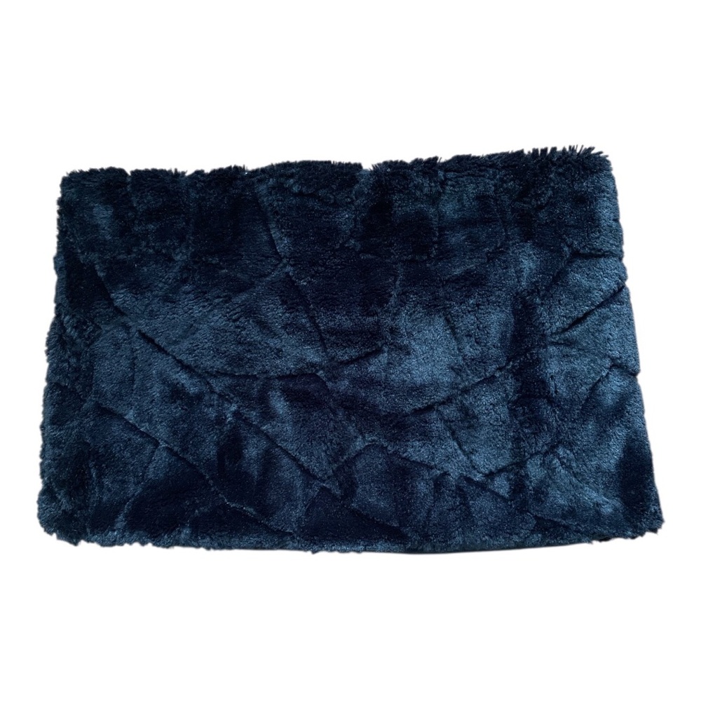 Modena Womens Faux Fur Infinity Scarf Black One Size Soft & Warm